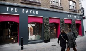 The British trendy brand Ted Baker, which has been acquired, has gone bankrupt again.
