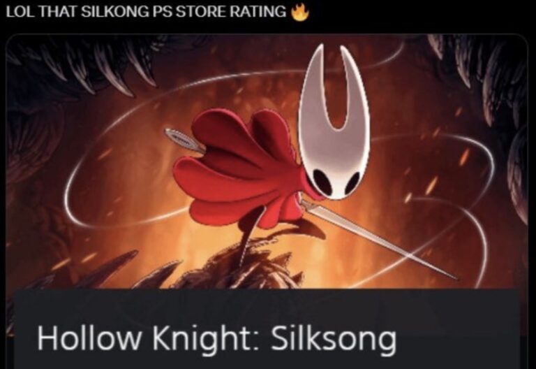 Hollow Knight: Silksong Steam Approval Rating in China Drops Below 50% Amid Translation Backlash