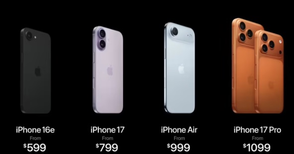 Apple  iPhone Air release date, Price at $999: 5.6mm Thickness, Titanium Frame, eSIM + A19 Pro