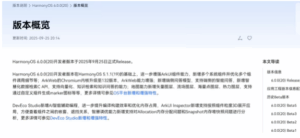 Huawei HarmonyOS 6.0.0 (20) Developer Version Officially Release date