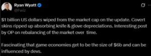 CS2 Skin Market Loses Nearly $2 Billion Overnight After Valve’s Update — Industry Divided on the Fallout